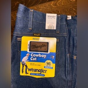 Wrangler Men's Classic Blue Bootcut Jeans 34x34